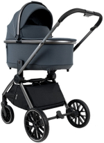 Детская коляска Pituso Mayla Plus 3 в 1 с автокреслом Santiso Pro Black Graphite