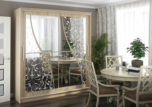 Шкаф-купе 1.5 м "Ева" (1500х2200х602мм)