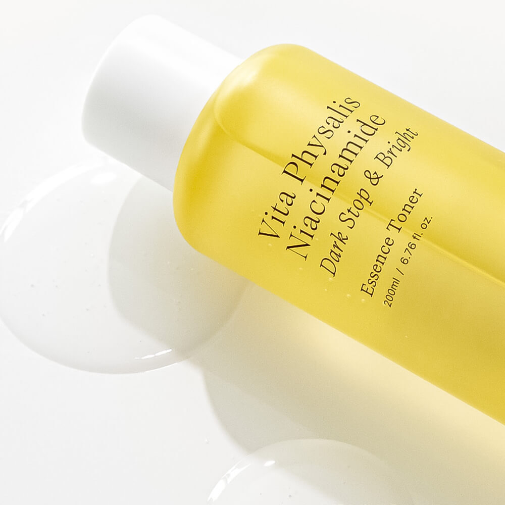Trimay Осветляющий тонер-эссенция с физалисом Trimay Vita Physalis Niacinamide Dark Stop & Bright Dual Essence Toner, 200 мл