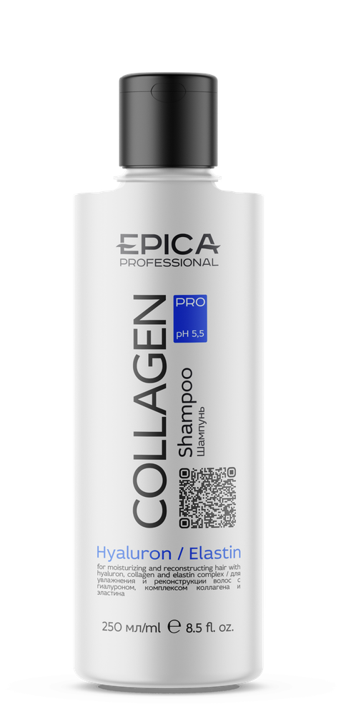 Шампунь EPICA Professional Collagen PRO для увлажнения и реконструкции волос 250мл