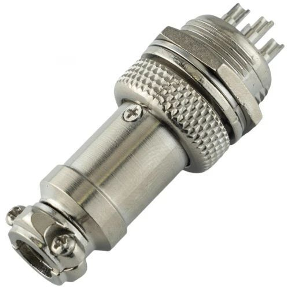 Авиационный разъем GX16 4Pin (штекер+гнездо)