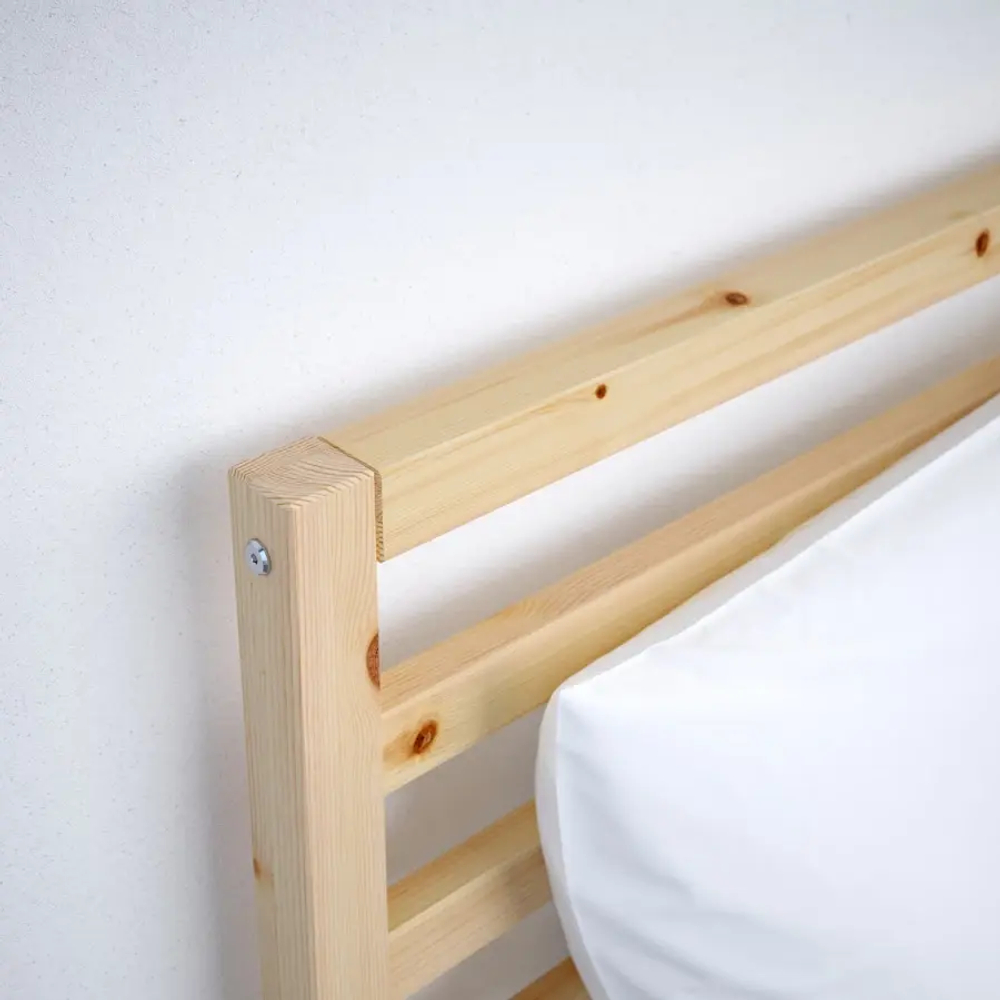 Двуспальная кровать - IKEA TARVA/LURÖY/LUROY, 200х160 см, сосна, ТАРВА/ЛУРОЙ ИКЕА