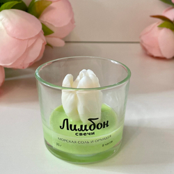 Ароматическая свеча "Белый тюльпан", 35 г