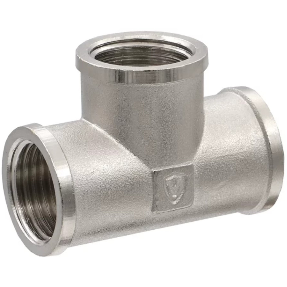 Тройник VIEIR ВВВ 11/4"х3/4"х11/4" никел. TFN646