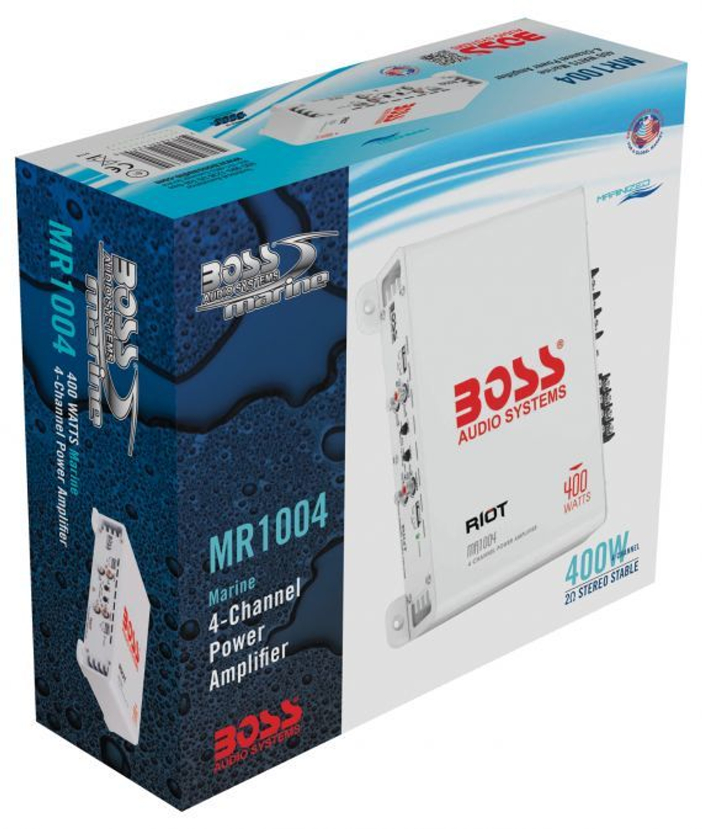Усилитель Boss Audio MR1004, 400 Вт, 4 канала