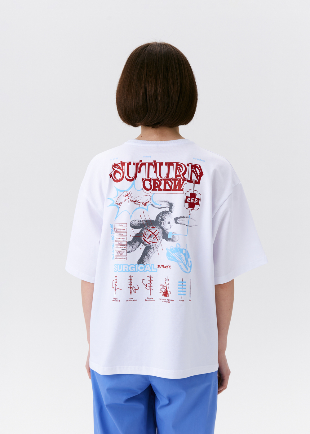 Футболка Suture crew Oversize