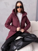 Куртка демисезонная с капюшоном удлиненная