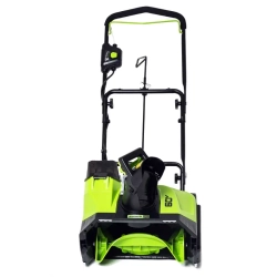 Greenworks GD60PSTK5 60В аккумуляторный снегоуборщик (1 x 5 Ач, ЗУ) ковш 51 см, выброс 6 м 2602907UG