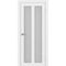 Купить Межкомнатная дверь экошпон Турин 521.22 белый лёд остеклённая