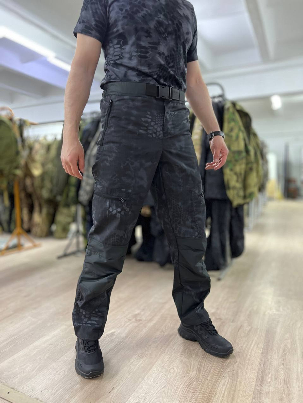 Тактический костюм Штурм весна лето / черный питон /