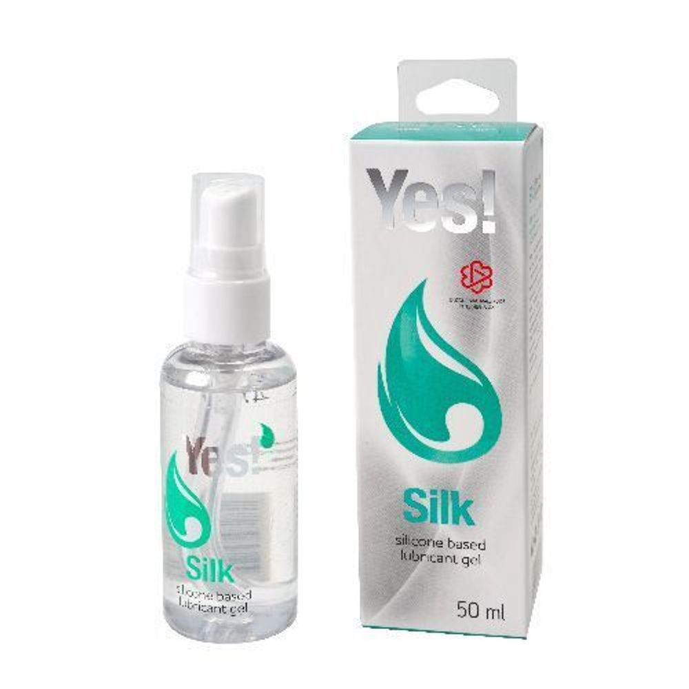 Силиконовая гипоаллергенная вагинальная смазка Yes Silk - 50 мл
