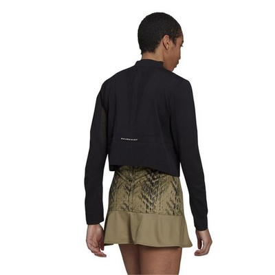 Женская Кофта теннисная Adidas Primeblue Primeknit Jacket W - black