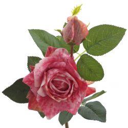 GAEM Цветок искусственный "Роза" (Real Touch), L18 W16 H68 см