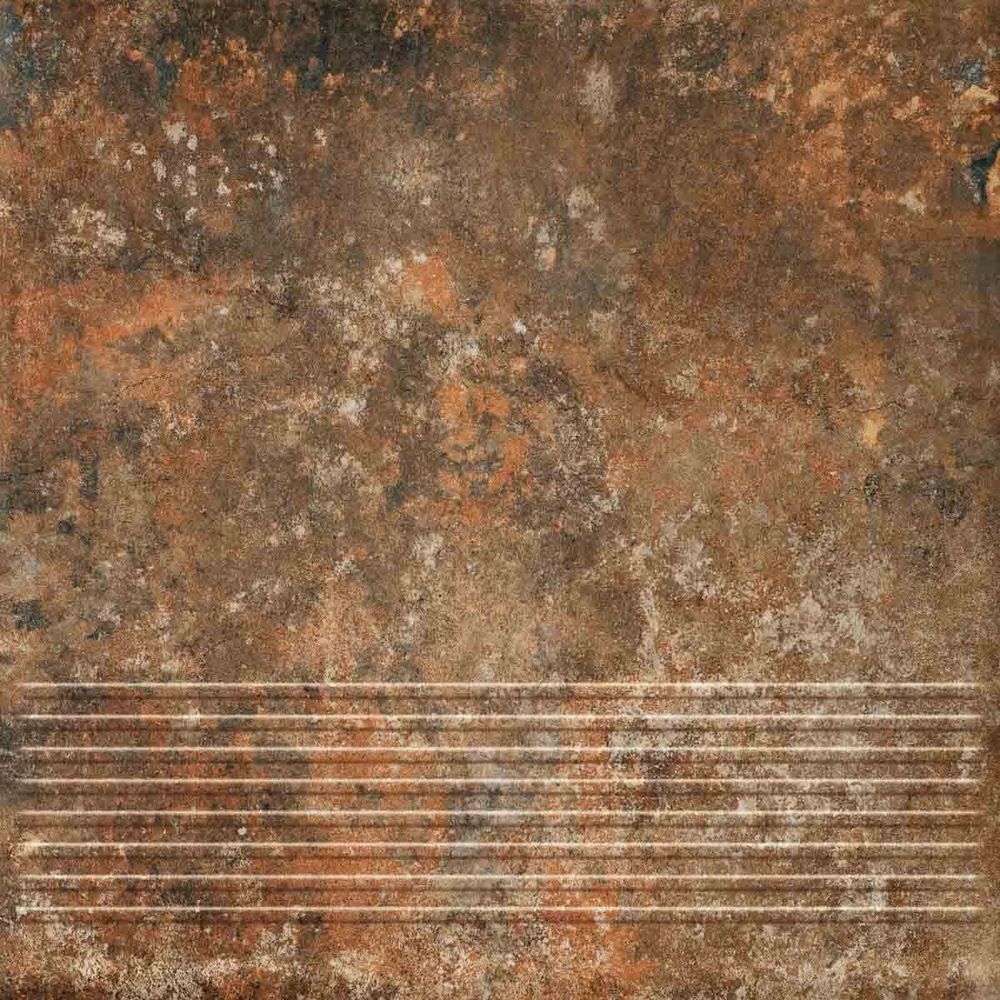 Ceramika Paradyz - Arteon Brown - Ступень с насечками рядовая 300x300