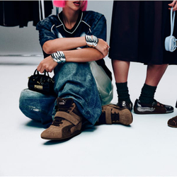 PUMA Женские кроссовки Speedcat Wedge, шоколадный