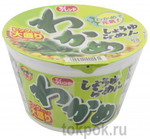 Лапша c соевым соусом и морской капустой вакамэ Daikoku, 100 гр