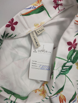 Юбка Ostin с летним принтом 46 размер