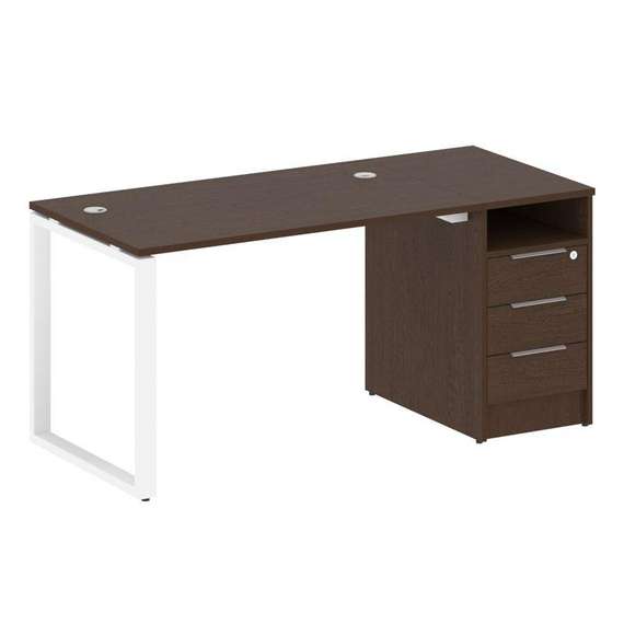 Метал Систем Рабочая станция с тумбой на О-образном м/к БО.РС-СТП-1.2