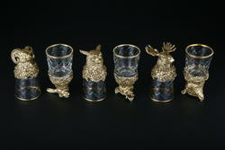 Набор стопок "Охота" в подарочной коробке