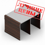 Направляющая верхняя двухполозная (5,40 м) Венге ПВХ