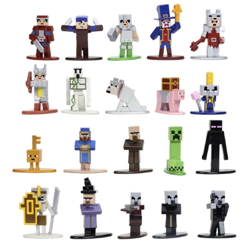 Набор Jada Toys Nano Metalfigs Minecraft wave 4