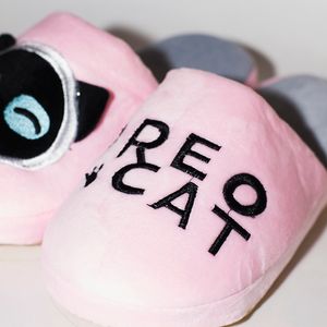 Тапочки Oreo cat Pink 37-38