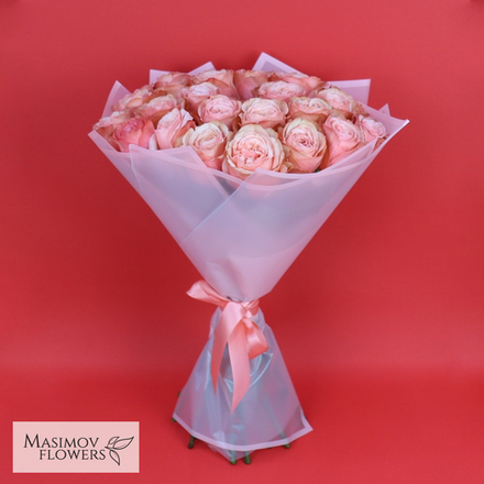 Букет "25 оттенков персикового"