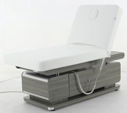 Электрический массажный стол ММКМ-2 (тип 4) (КО-154Д) белый, кофе с молоком