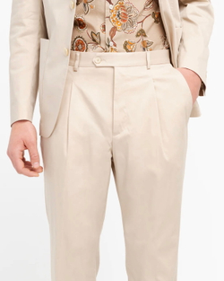 Мужской классический костюм (бежевый) Б80