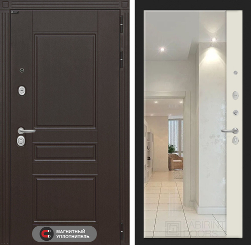 Мегаполис зеркало Панорама ванилла веллюто