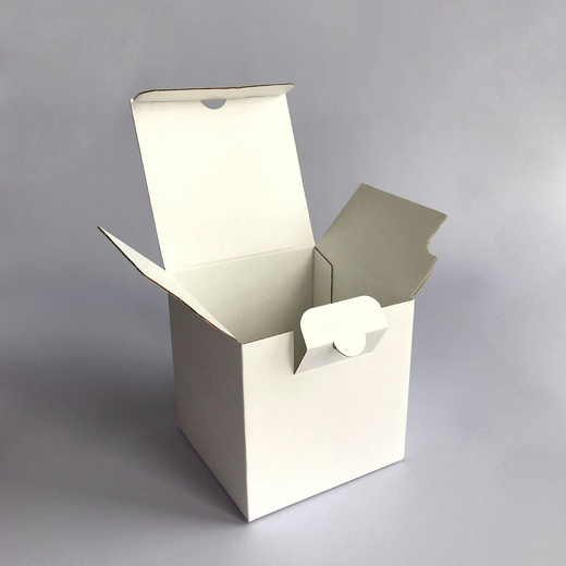 Коробка сундучок,  11 х 11 х 11 см, белая