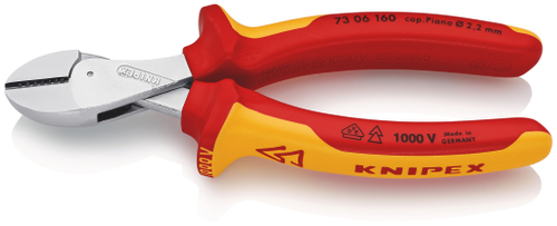 Кусачки KNIPEX X-Cut® хромированные 160 мм 7306160