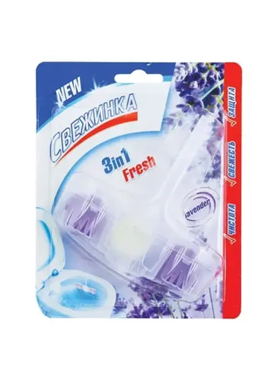 Освежитель для унитаза СВЕЖИНКА 3 in 1 Fresh 40гр Лаванда