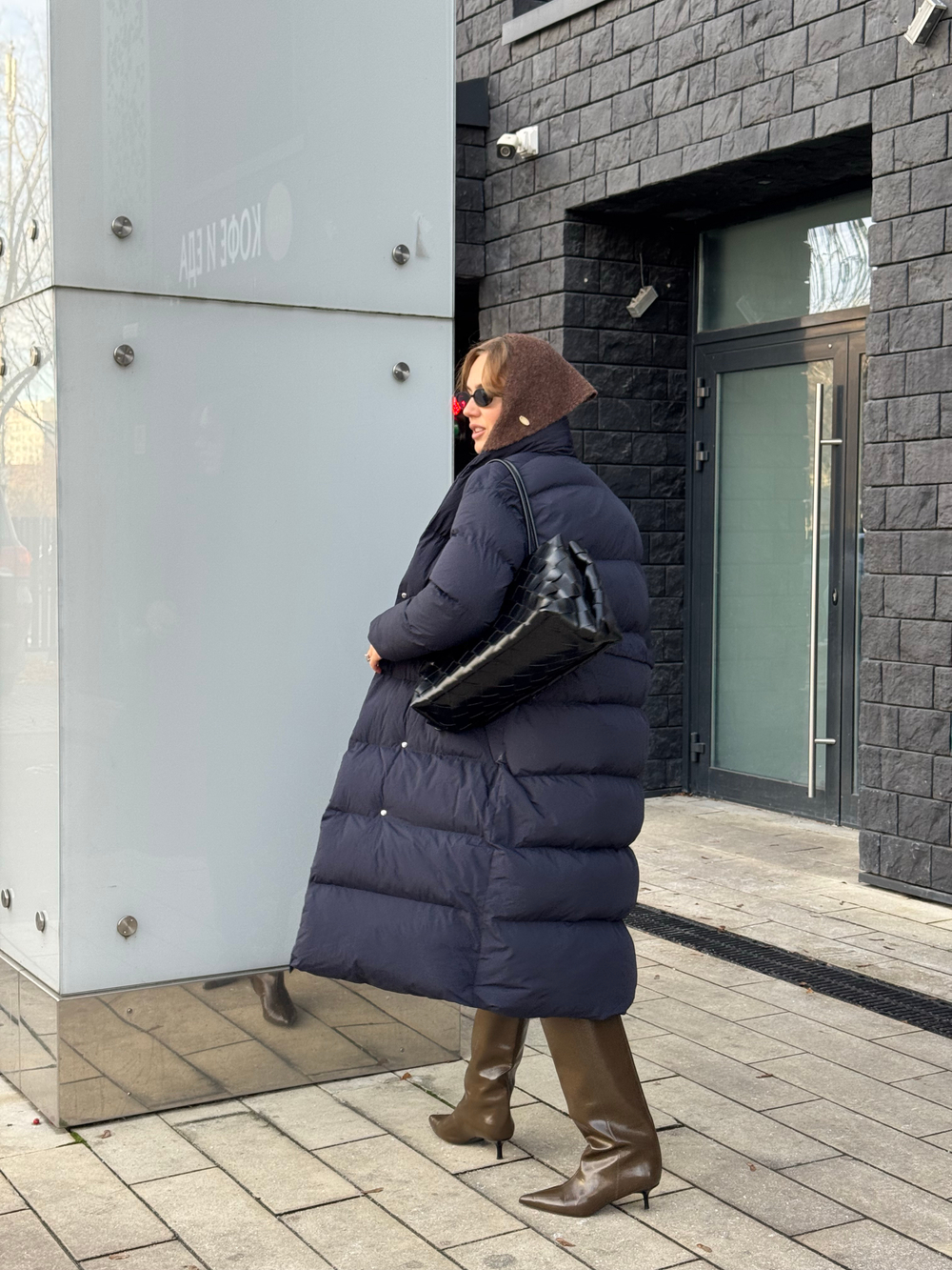 Пуховик Шерон синий