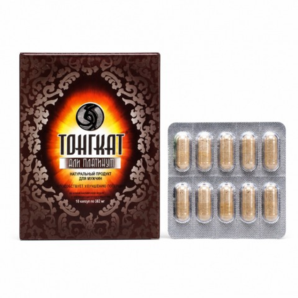 Препарат для мужчин Тонгкат Али Платинум, 10 капс.