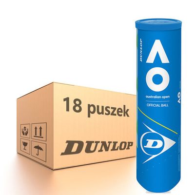 Упаковка теннисных мячей Dunlop Australian Open - 18 x 4B