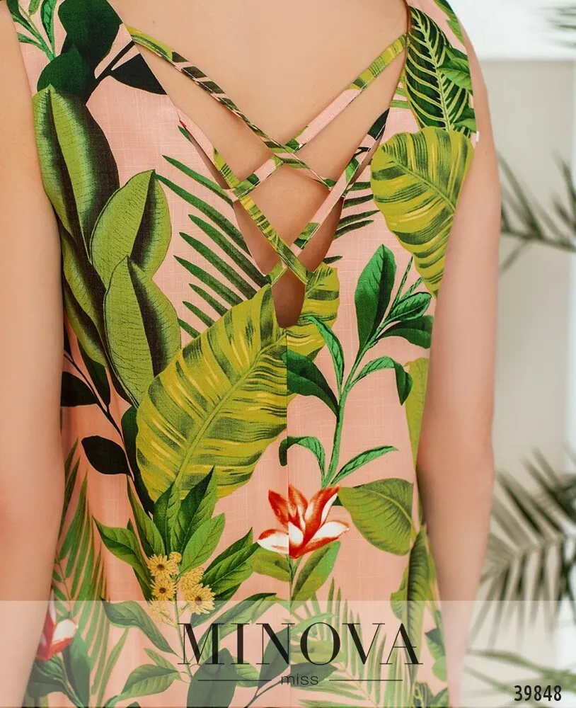 Платье 3153-пудра Minova