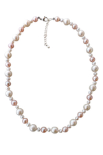 Чокер из жемчужин разного размера