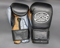 Боксерские перчатки Arcade black_gray_gold