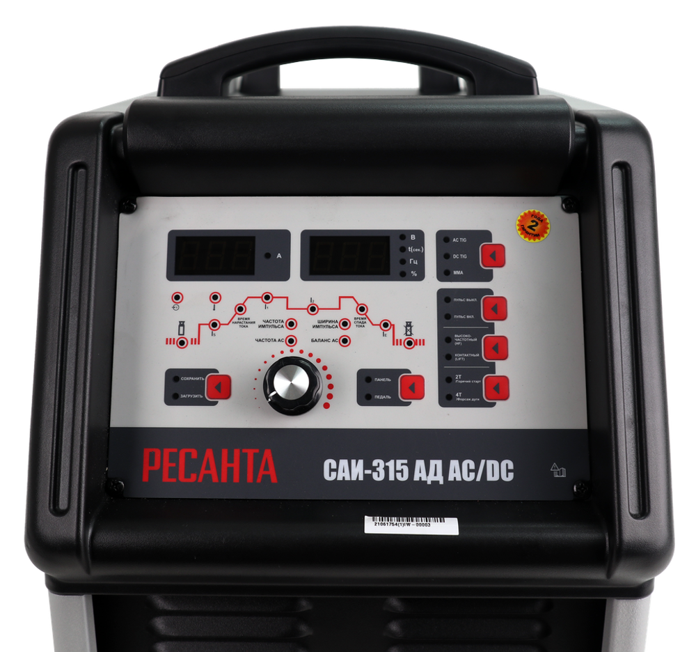 Сварочный аппарат инверторный Ресанта САИ-315 АД (АС/DC)