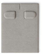 Вкладыш 08/наклонный/для серег/2 язычка/прорезь для нитки