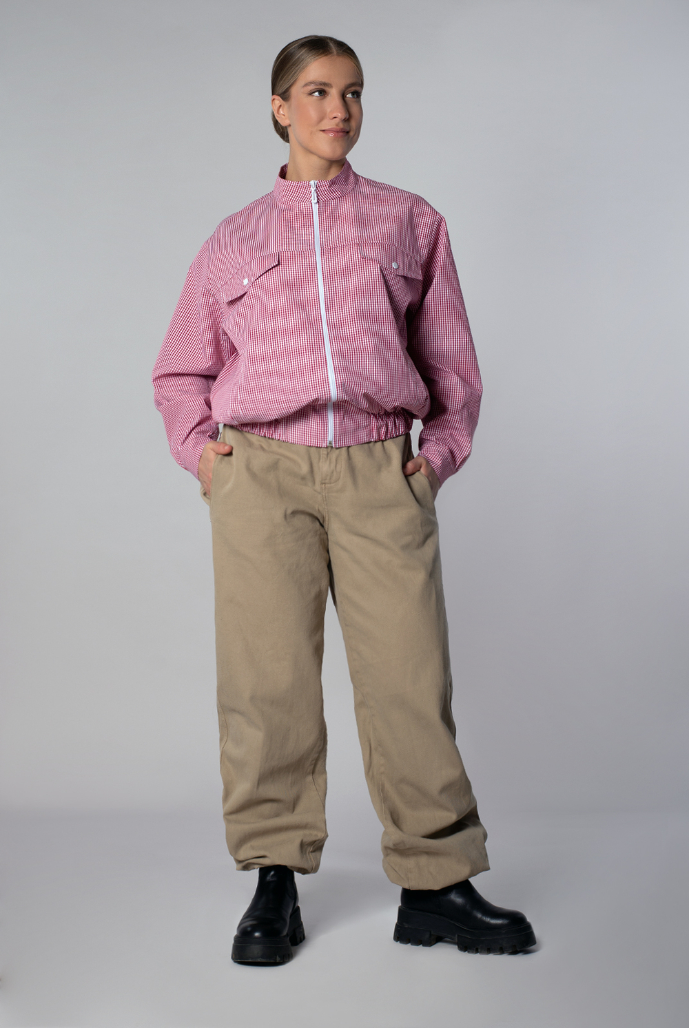 Жакет женский 4282АП, красный #381Кр044282АП