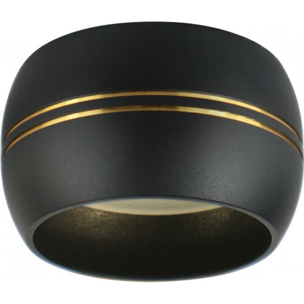 OL13 GX53 BK/GD Подсветка ЭРА Накладной под лампу Gx53, алюминий, цвет черный/золото