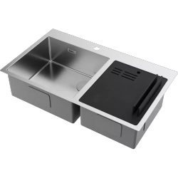 Кухонная мойка Omoikiri Akisame 86-2-Side-GB