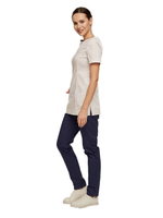 Брюки медицинские женские Dr. Nice DRN344 с поясом на резинке, черный, 42