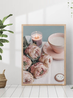 Набор постеров 40х50 пионы 3 шт арт 156286569 ТТН 246259261