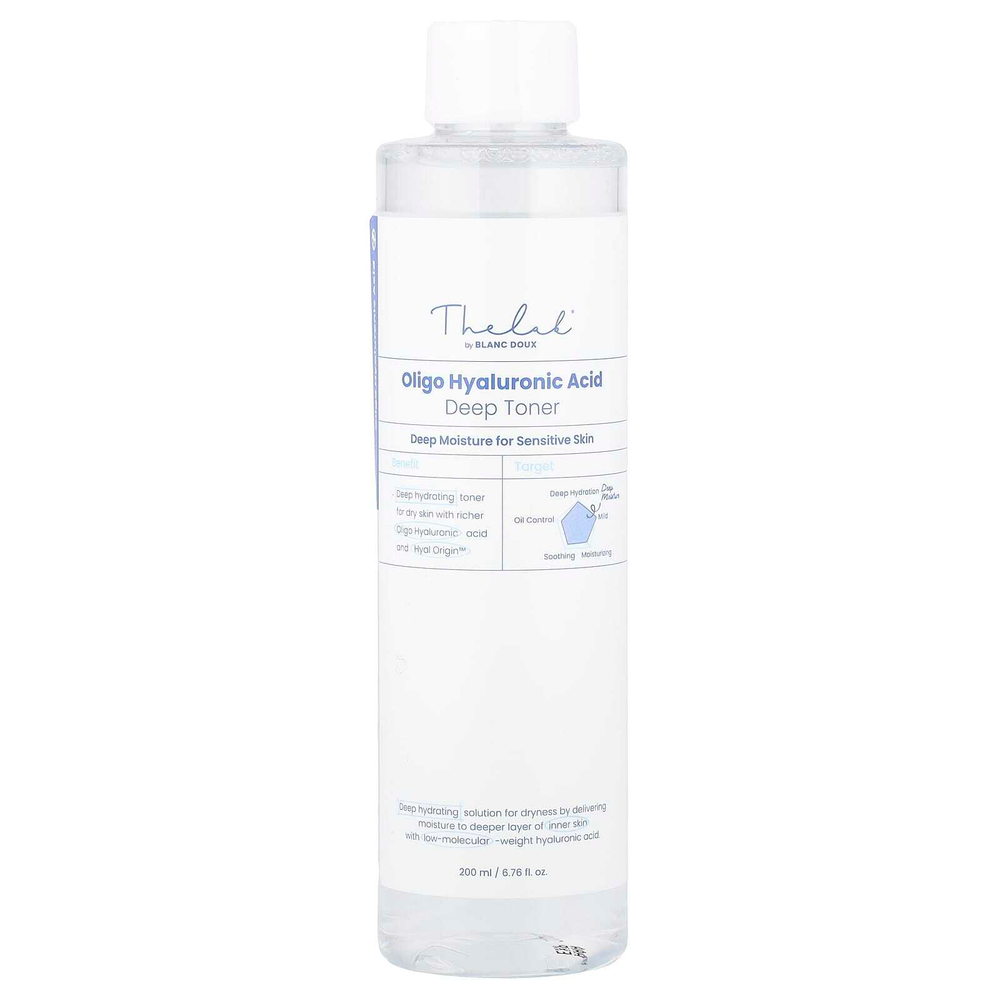 The Lab by BLANC DOUX, тонер с олиго и гиалуроновой кислотой, 200 мл (6,76 жидк. унции)