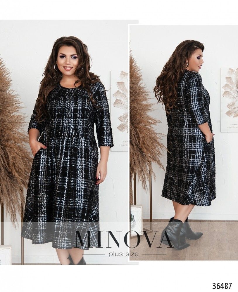 Платье 386-1-черный Minova Платье 386-1-черный Minova