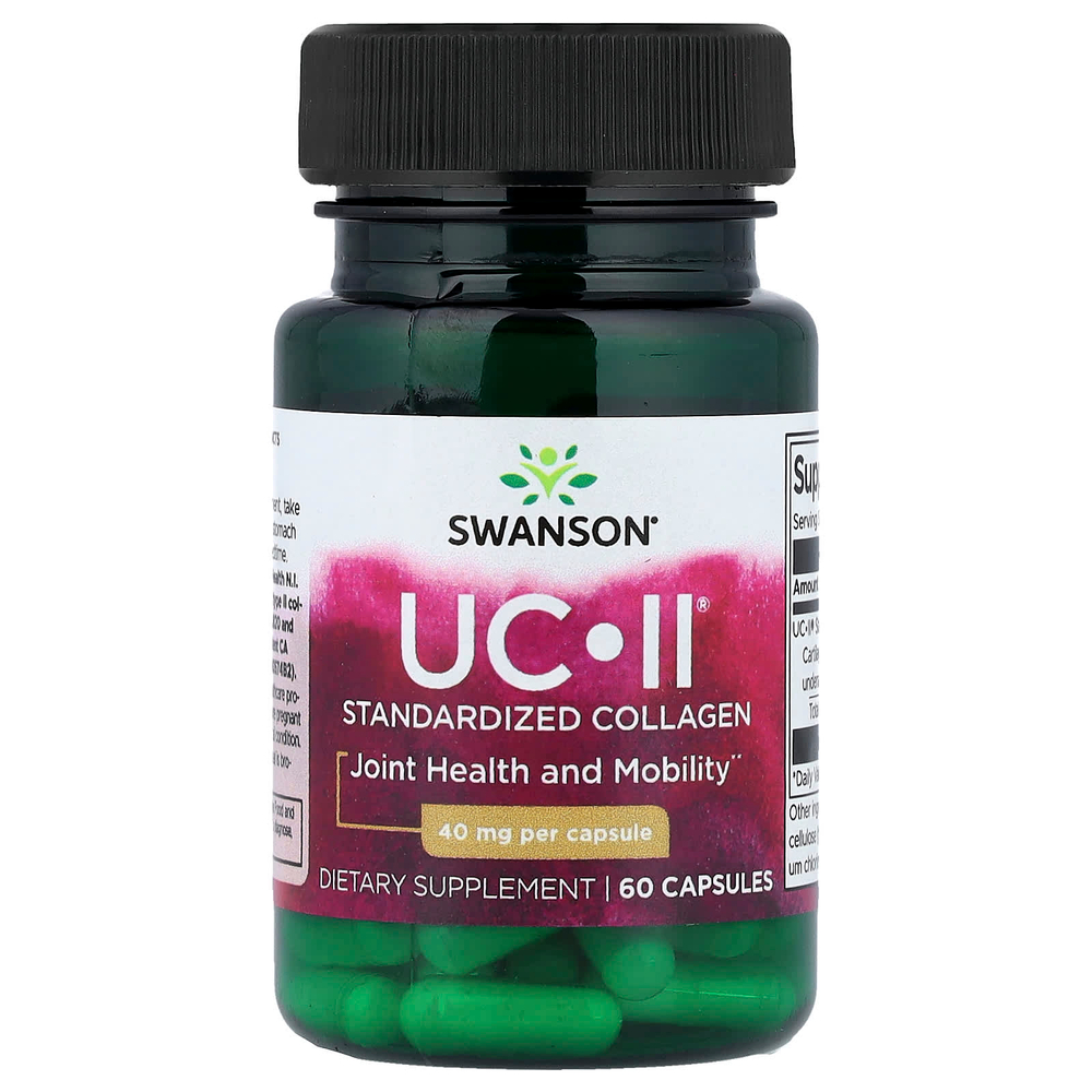Swanson, UC-II®, стандартизованный коллаген, 60 капсул