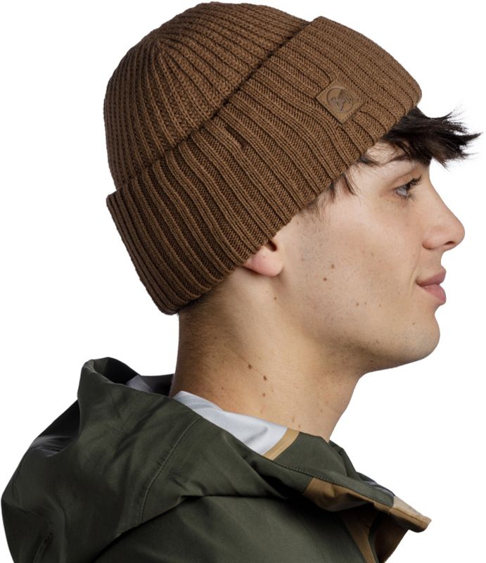 Вязаная шапка Buff Knitted Hat Rutger Brindle Brown Фото 3